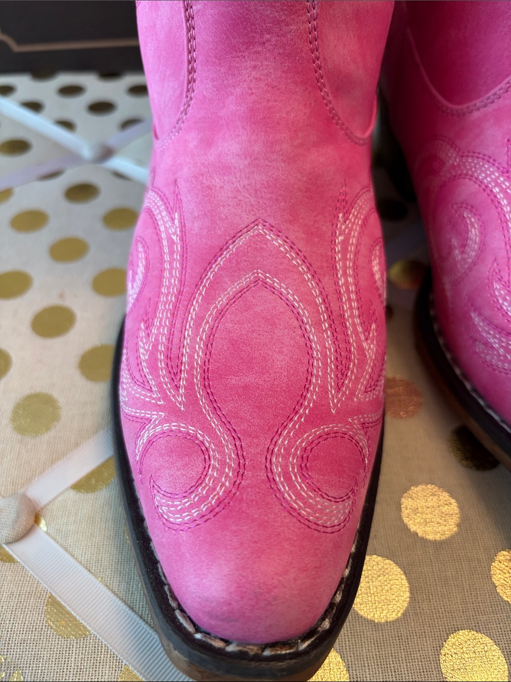 Cavenders Roper  Women's Western Cowboy Boots Pink 7.5 Stylish Cowgirl new - Picture 7 of 9